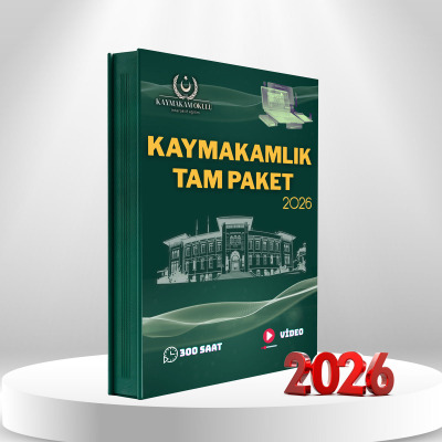 Kaymakamlık Geniş Kapsamlı Uzaktan Eğitim Seti | 2026 Sınavına Özel – Tam Dolu Paket + Rehberlik + Kaim Makam Konu ve Soru Seti
